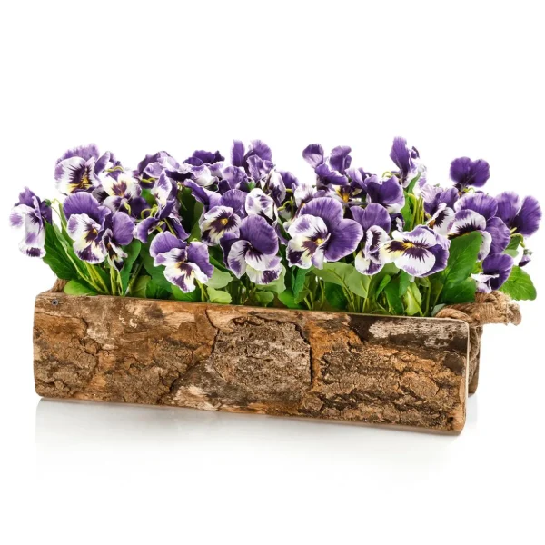 Frühlingsdeko | Blumensträuße & Blumenkränze^DecoWoerner Stiefmütterchen Kunstblumen Lila, 27 Cm violett