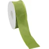 Geschenkband^DecoWoerner Stoffband Mit Drahtkante 40 Mm X 25 M, Hell grün