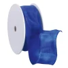 Geschenkband^DecoWoerner Stoffband Mit Drahtkante, 40 Mm, 25 M, Royal blau