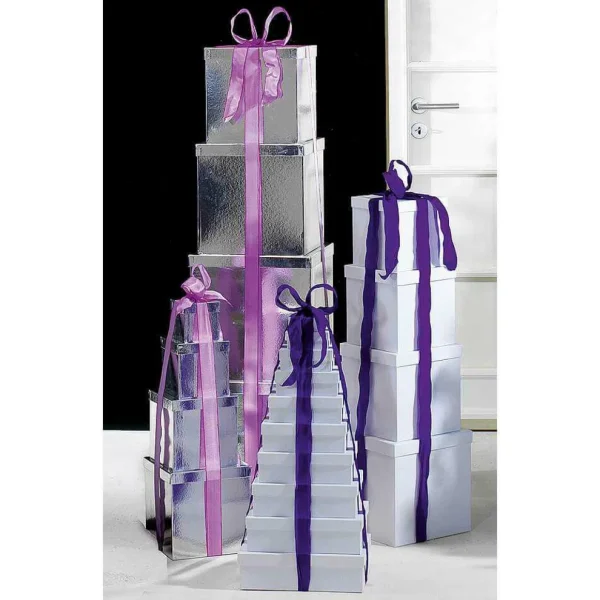 Geschenkband^DecoWoerner Stoffband Mit Drahtkante 40 Mm, 25 M, Pink rosa