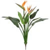 Zimmerpflanzen | Schwer Entflammbare Kunstpflanzen^DecoWoerner Strelizie Ohne Topf Mit Blüten B1, 103 Cm orange