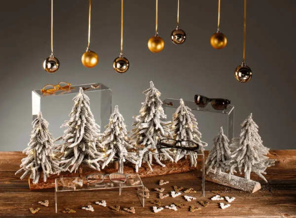 Streudeko | Herbstdeko^DecoWoerner Streuware Hirsch Aus Holz 72 Stück 4 Cm gold