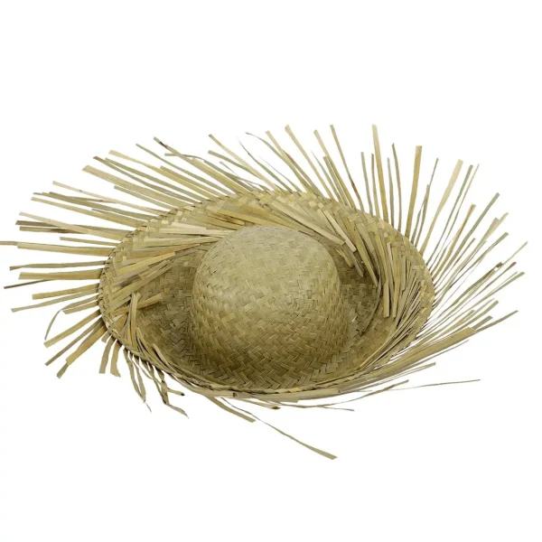 Themen-Deko | Sommerdeko^DecoWoerner Strohhut Natur, 40 Cm Ø braun