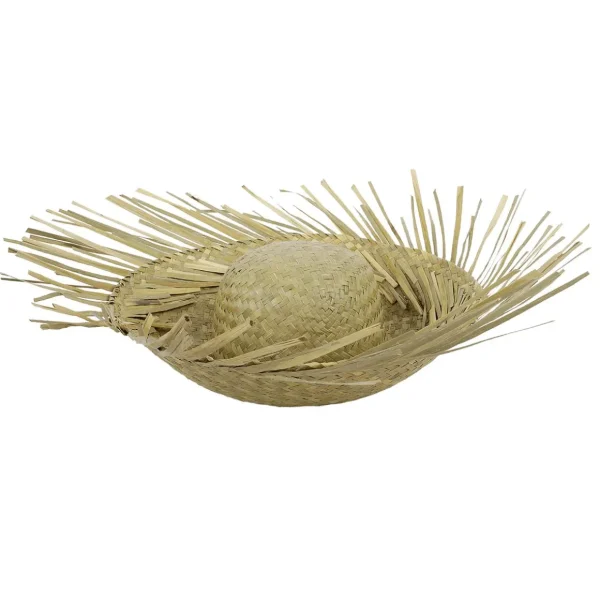 Themen-Deko | Sommerdeko^DecoWoerner Strohhut Natur, 40 Cm Ø braun