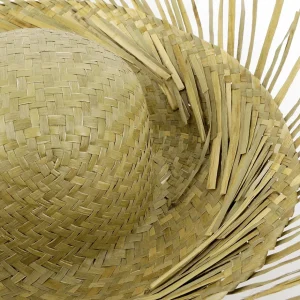 Themen-Deko | Sommerdeko^DecoWoerner Strohhut Natur, 40 Cm Ø braun