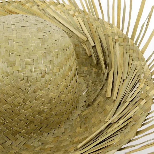Themen-Deko | Sommerdeko^DecoWoerner Strohhut Natur, 40 Cm Ø braun