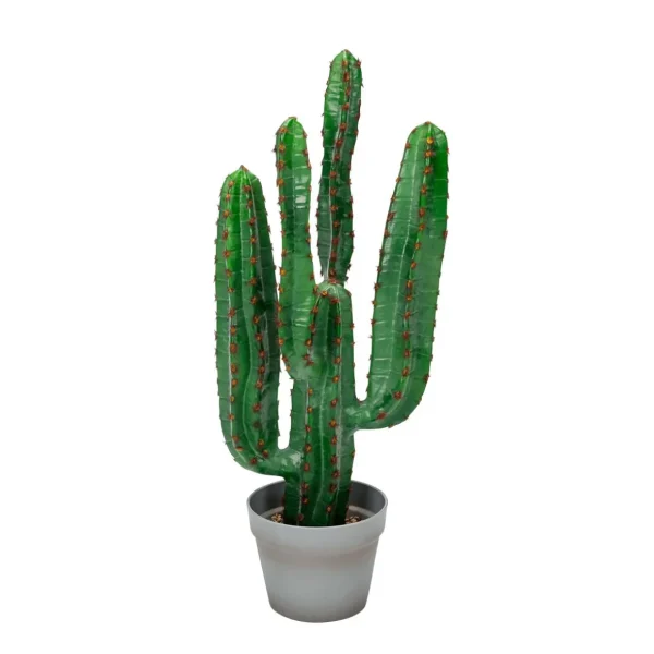 Zimmerpflanzen^DecoWoerner Säulen-Kaktus-Kunstpflanze Im Topf, 70 Cm grün