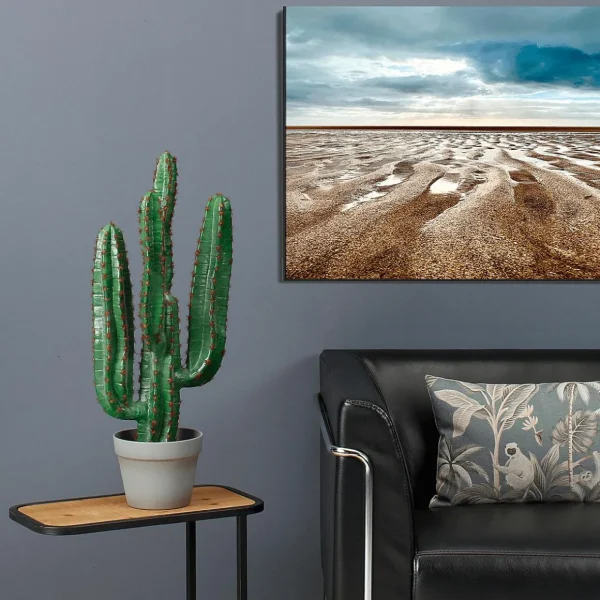 Zimmerpflanzen^DecoWoerner Säulen-Kaktus-Kunstpflanze Im Topf, 70 Cm grün
