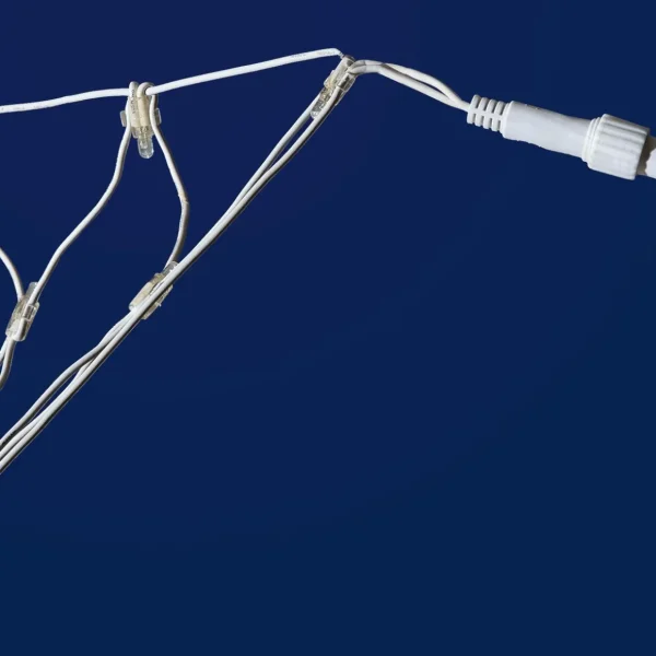 Weihnachtsbeleuchtung^DecoWoerner System-Lichternetz Für Außen Mit LED, 250 Cm weiß