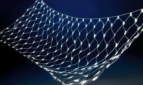 Weihnachtsbeleuchtung^DecoWoerner System-Lichternetz Für Außen Mit LED, 250 Cm weiß