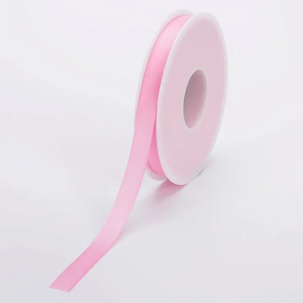 Geschenkband^DecoWoerner Taftband Mit Webkante 15 Mm, 50 M, rosa