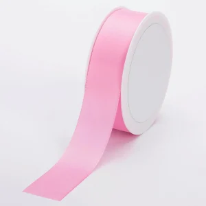 Geschenkband^DecoWoerner Taftband Mit Webkante 40 Mm, 50 M, rosa