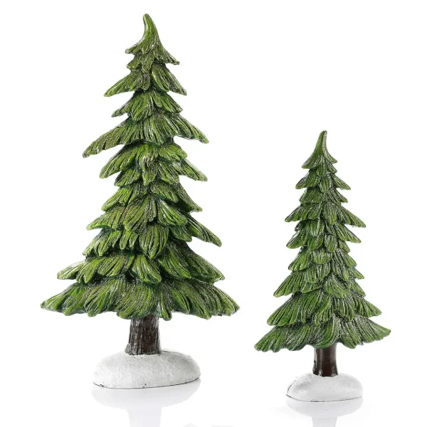 Weihnachtsfiguren^DecoWoerner Tannen-Aufsteller 20cm grün