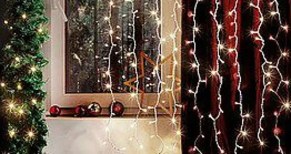 Weihnachtsgirlanden^DecoWoerner Tannengirlande Basic Mit LED 270 Cm, 17 Cm Ø grün