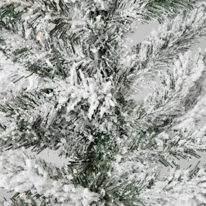 Weihnachtsgirlanden^DecoWoerner Tannengirlande Beflockt 270 Cm, 30 Cm Ø weiß