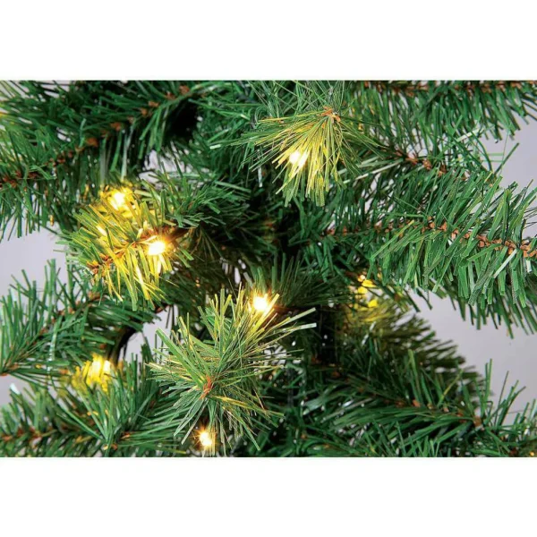Weihnachtsgirlanden^DecoWoerner Tannengirlande Deluxe Mit LED, 270 Cm, 25 Cm Ø grün