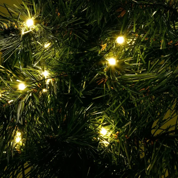 Weihnachtsgirlanden^DecoWoerner Tannengirlande Deluxe Mit LED 270 Cm 25 Cm Ø grün