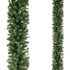 Weihnachtsgirlanden^DecoWoerner Tannengirlande Standard Mit LED, 270 Cm, 30 Cm Ø grün