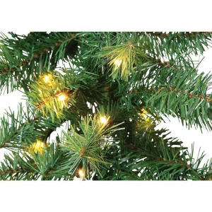 Weihnachtsgirlanden^DecoWoerner Tannengirlande Standard Mit LED, 270 Cm, 17 Cm Ø grün