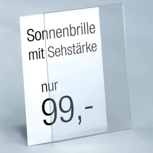 Kundenstopper | Warenpräsentation^DecoWoerner Tischaufsteller, DIN A5, Hoch transparent