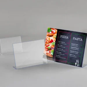 Kundenstopper^DecoWoerner Tischaufsteller, DIN A6, Quer transparent