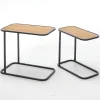 Pflanzengefäße & Dekorationshilfen^DecoWoerner Tischset 2-tlg Metall Tannenholz mehrfarbig
