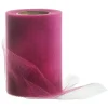 Geschenkband^DecoWoerner Tüllband, 100 Mm, 25 M, Pink rosa