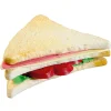 Gerichte & Fast-Food^DecoWoerner Toast Sandwich Lebensmittel-Attrappe 14,5 Cm braun