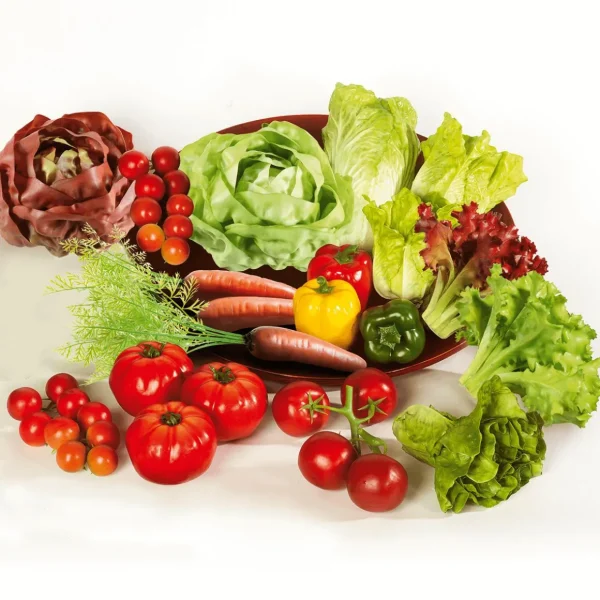 Gemüse & Kräuter^DecoWoerner Tomaten Rispen Lebensmittel-Attrappe, 2 Rispen rot