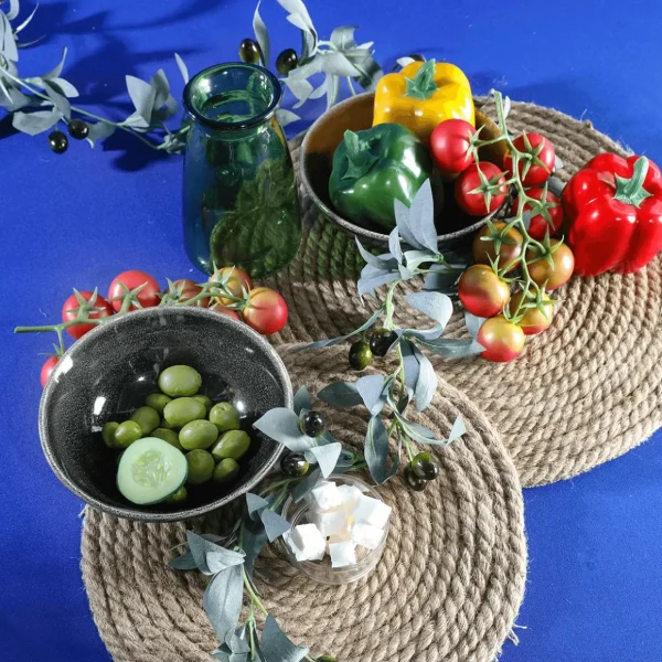 Gemüse & Kräuter^DecoWoerner Tomaten Rispen Lebensmittel-Attrappe, 2 Rispen rot