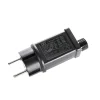 Weihnachtsbeleuchtung^DecoWoerner Trafo Anschlussstecker 31V, 12W schwarz