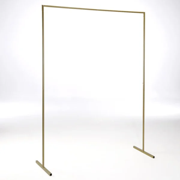 Themen-Deko | Winterdeko^DecoWoerner Traubogen, Metallbogen-Aufsteller 200 Cm gold