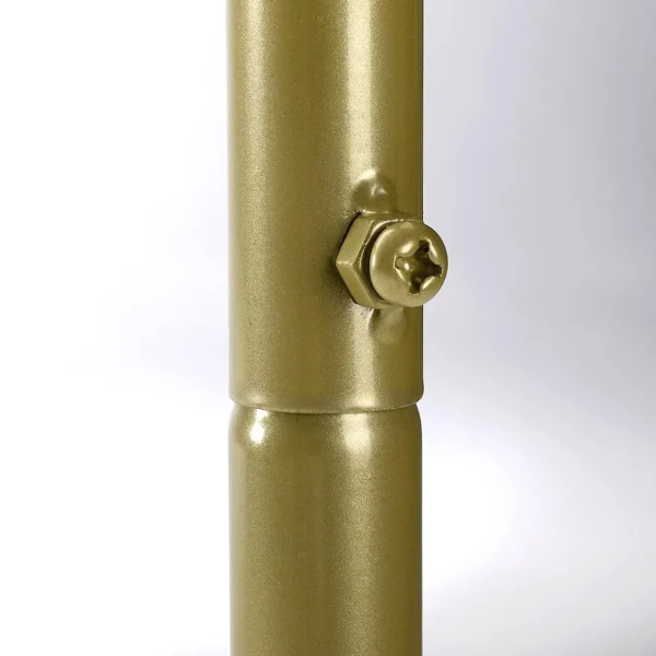 Themen-Deko | Winterdeko^DecoWoerner Traubogen, Metallbogen-Aufsteller 200 Cm gold