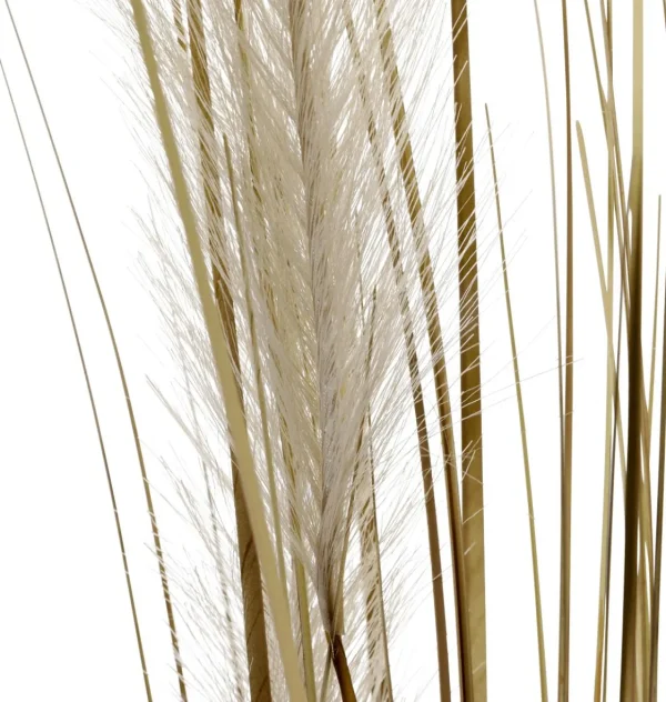 Dekogras^DecoWoerner Trocken-Grasbündel 150 Cm Hoch, In Weißem Topf Ø 20 Cm braun