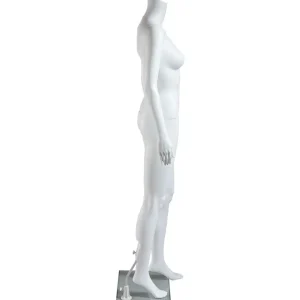 Schaufensterpuppen^DecoWoerner Umweltfreundliche Schaufensterpuppe Weiblich, Ohne Kopf 163 Cm, weiß
