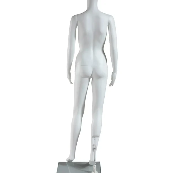 Schaufensterpuppen^DecoWoerner Umweltfreundliche Schaufensterpuppe Weiblich, Ohne Kopf 163 Cm, weiß