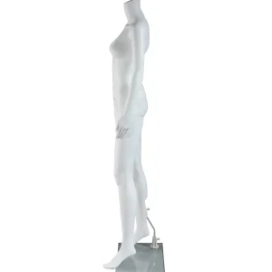 Schaufensterpuppen^DecoWoerner Umweltfreundliche Schaufensterpuppe Weiblich, Ohne Kopf 163 Cm, weiß