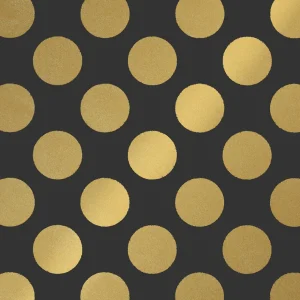 Geschenkpapier | Go Green - Nachhaltige Geschenkverpackung^DecoWoerner Umweltfreundliches Geschenkpapier-Rolle Mit enen Punkten 50 Cm X 50 M gold