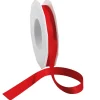 Geschenkband | Go Green - Nachhaltige Geschenkverpackung^DecoWoerner Umweltfreundliches Stoffband Aus Recyceltem Material 15 Mm 25 M rot