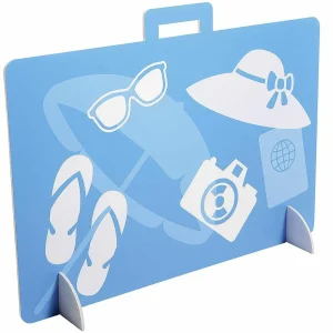 Sommerdeko^DecoWoerner Urlaubskoffer Deko Aufsteller 65 Cm mehrfarbig