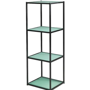 Warenpräsentation^DecoWoerner Verkaufsregal 150 Cm Hoch schwarz