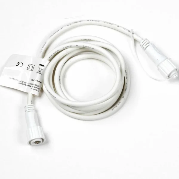 Weihnachtsbeleuchtung^DecoWoerner Verlängerung Für LED Profi System IP67, 2 M weiß