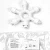 Weihnachtsbeleuchtung^DecoWoerner Verteiler-Ring 5fach Für LED Profi System Weiß