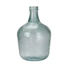 Pflanzengefäße & Dekorationshilfen^DecoWoerner Vintage Glasflasche Ballon-Vase 42 X 27 Cm grün