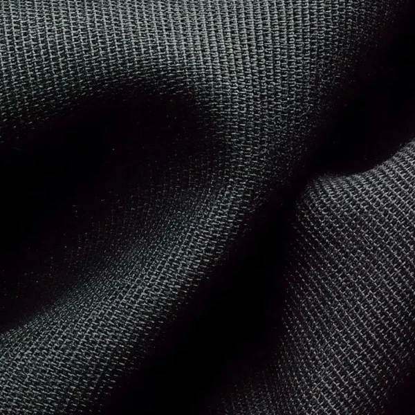 Stoffe^DecoWoerner Viskosestoff Rips , 120 Cm Breit schwarz