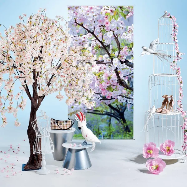 Frühlingsdeko^DecoWoerner Vogelkäfig-Regal, 185 Cm, weiß
