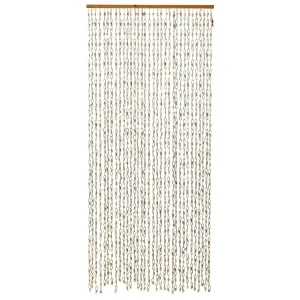 Sommerdeko^DecoWoerner Vorhang Papier 90 X 200 Cm (B X H) Beige
