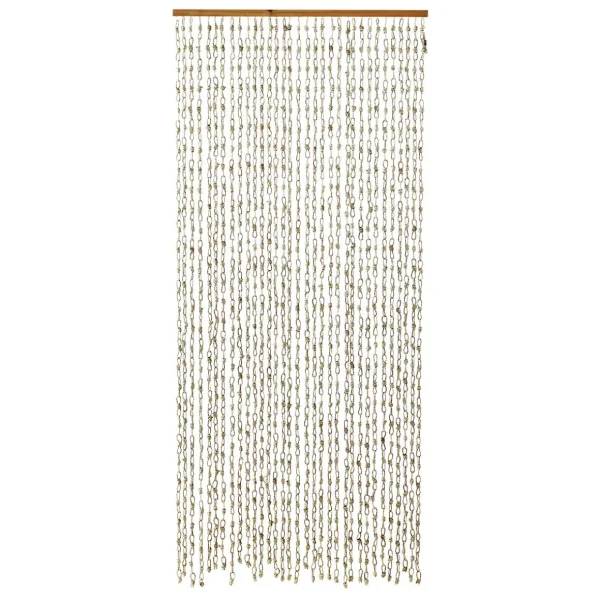 Sommerdeko^DecoWoerner Vorhang Papier 90 X 200 Cm (B X H) Beige