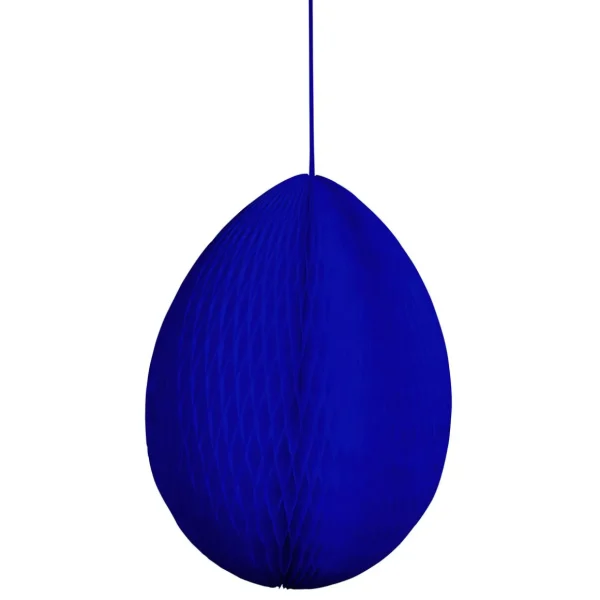 Osterdeko^DecoWoerner Wabenei Blau, 80 Cm
