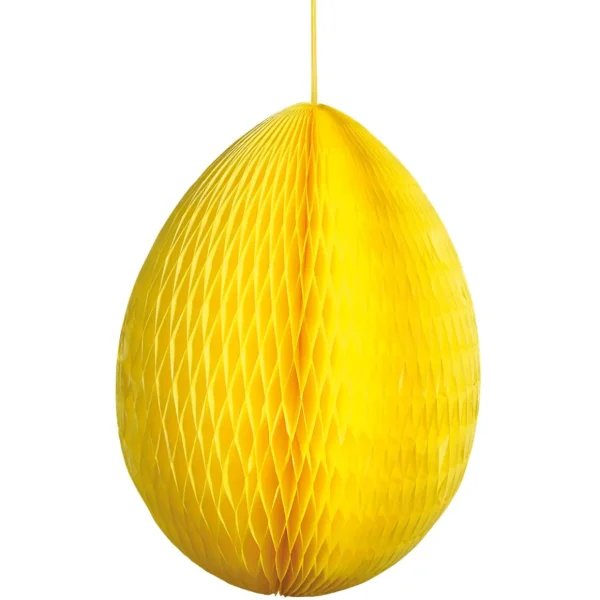 Osterdeko^DecoWoerner Wabenei , 80 Cm gelb
